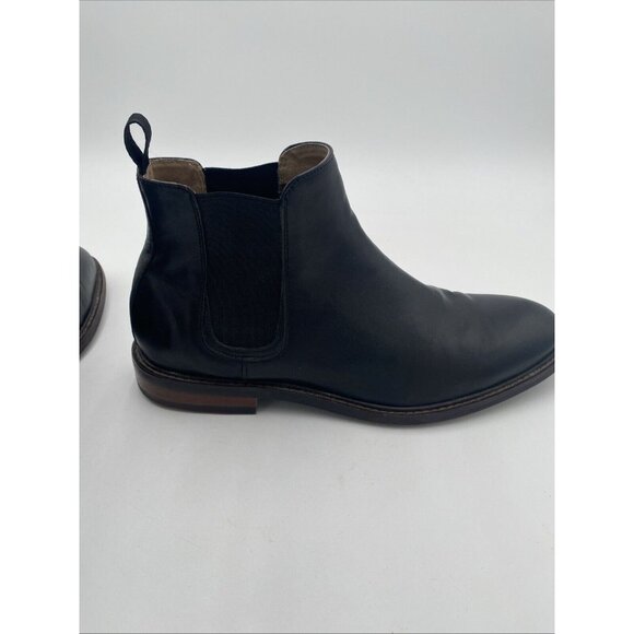Men Aston Grey Black Leather Chelsea Boot Sz 9.5 Model 2705 Pagliaga Ankle Boots main image 4